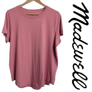 🆕️ Madewell Cotton Tee in Weathered Berry